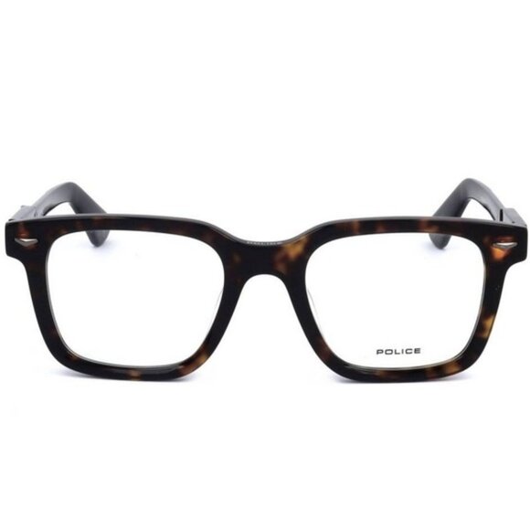 Police Men's Eyeglasses PLG80-0722-51 HAVANA Size 51/21/145 Demo Lens BRAND NEW - Picture 1 of 5